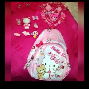 HELLO KITTY NWOT BUNDLE WITH STRETCH HAT